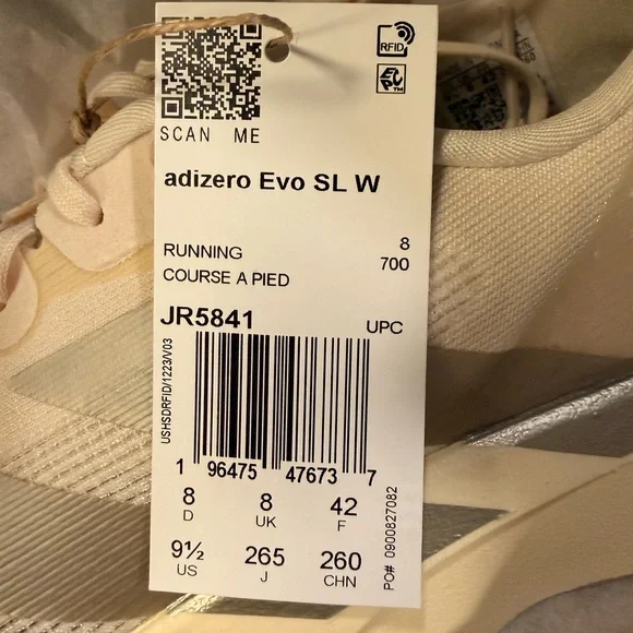 NWT Adidas ADIZERO EVO SL SHOES - Picture 9 of 9